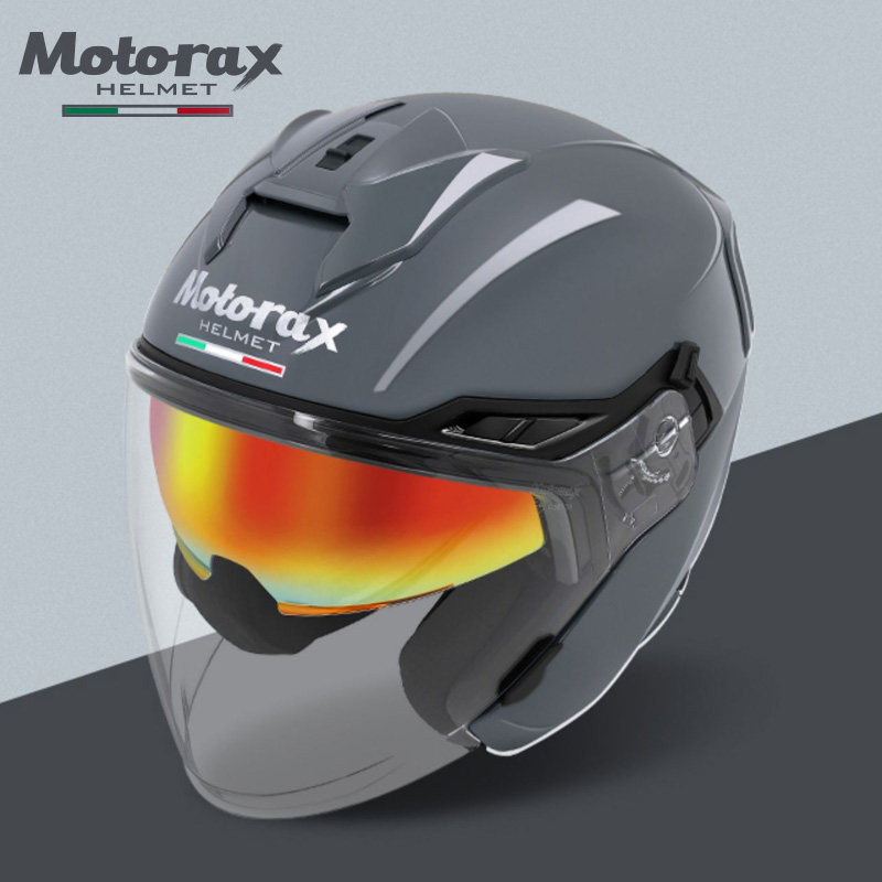 motorax摩雷士s30摩托车头盔半盔夏季机车个性炫酷摩托车头盔