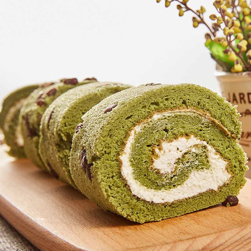 2块正宗三禾北京稻香村抹茶红豆蛋糕传统糕点特产传统中式糕点