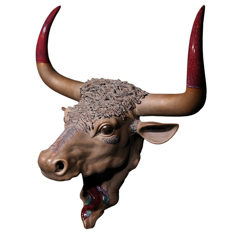 孔家钧窑牛头钧瓷中秋礼品陶瓷中式创意摆件高端其它