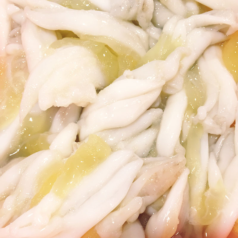 宁波象山特产海鲜 新鲜腌制东海野生鱿鱼蛋/鱿鱼膏500克 微咸