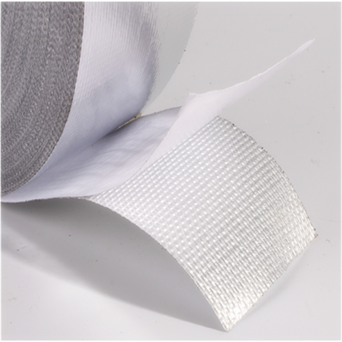 铝箔玻纤布铝箔胶带阻燃加厚撕裂耐高温隔热空调胶带