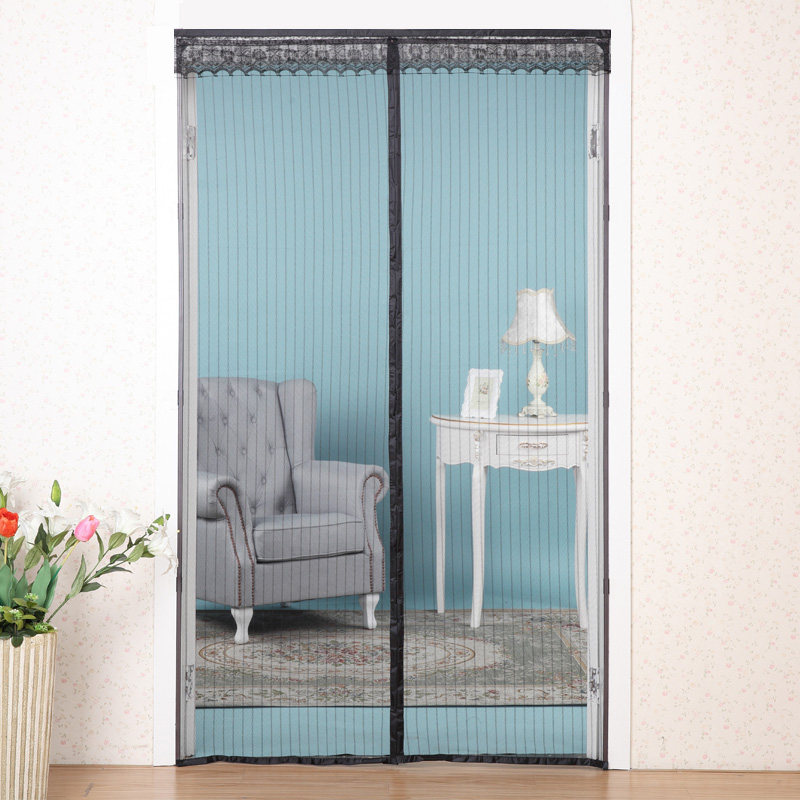 定做磁性防蚊纱窗门帘窗纱魔术贴自粘纱门沙窗隐形纱网夏季纱窗网