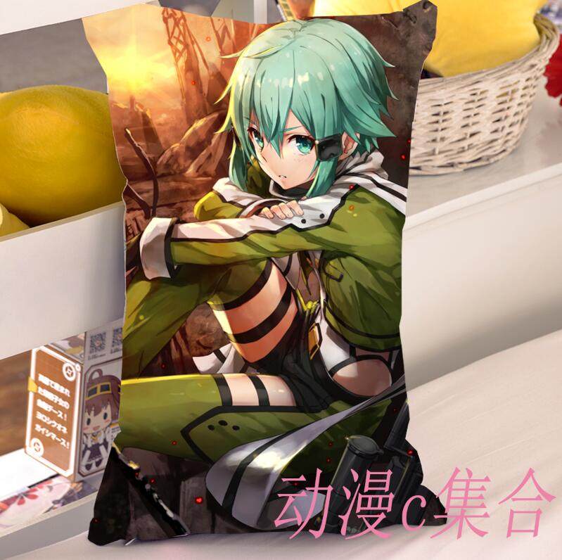 刀剑神域朝田诗乃抱枕毕业动漫周边cos二次元腐女动漫毛绒