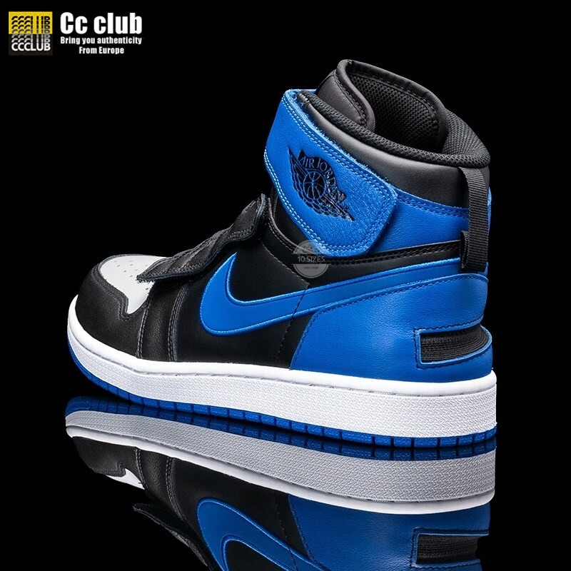 airjordanaj1highflyease蓝黑拉链魔术贴篮球鞋篮球鞋