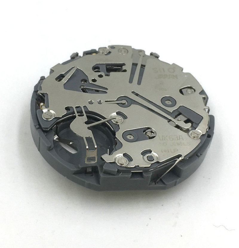 机芯原装手表零配件石英日本vk63a六针点位单历配件