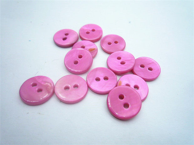 扣子粉色高档贝壳纽扣平面童装宝宝衣服毛衣纽扣