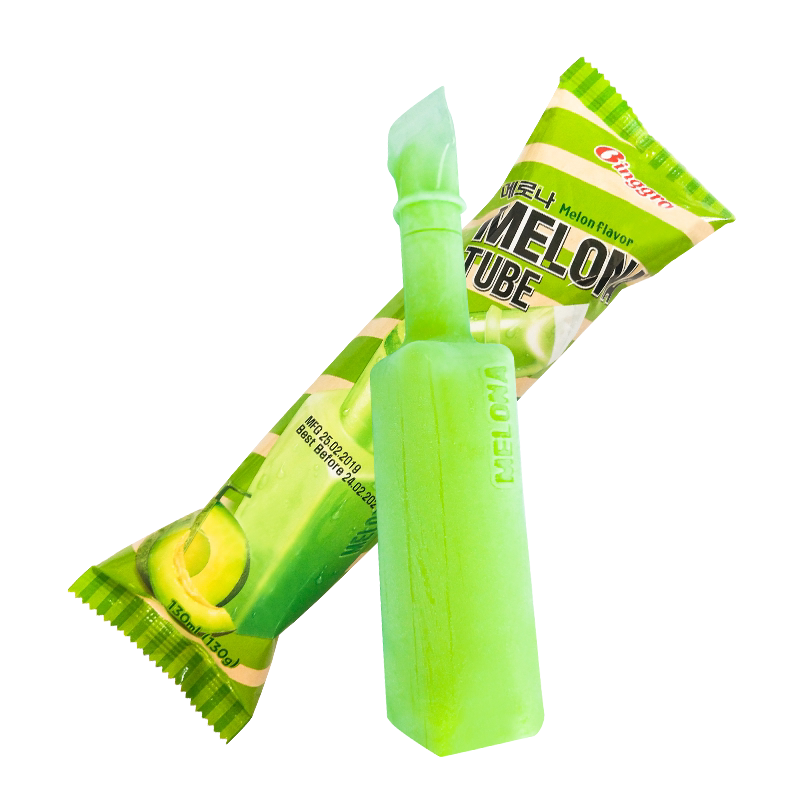 韩国进口宾格瑞哈密瓜冰棒夏天冷饮冰淇淋130g12支装冰淇淋