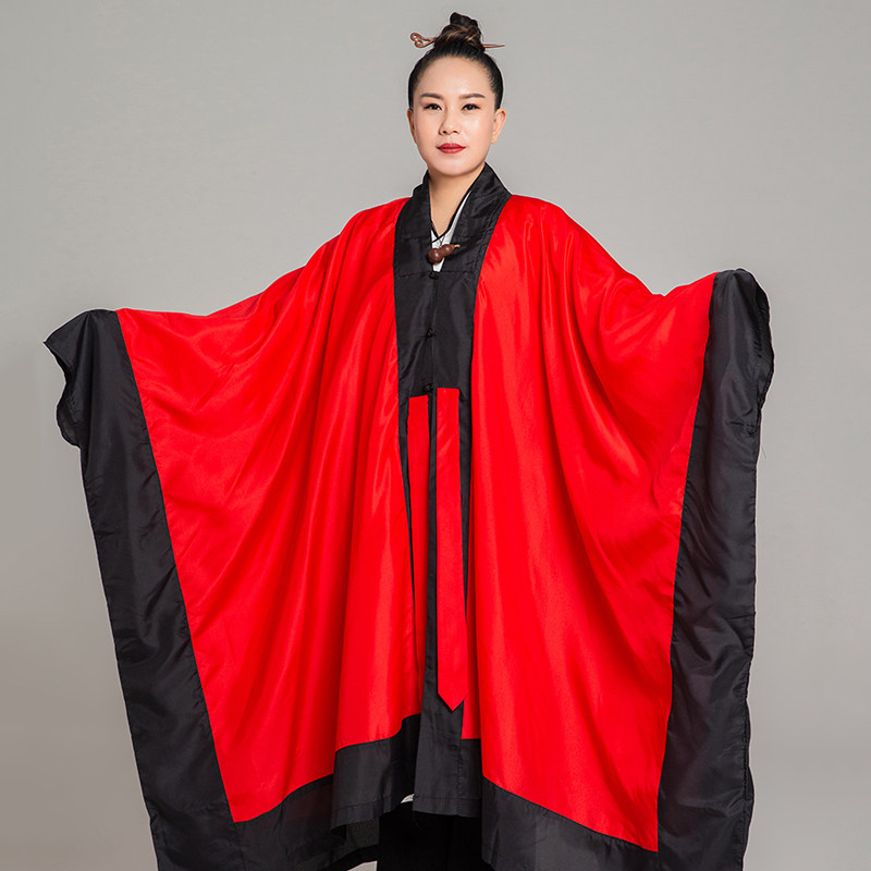 明制古装道袍夏季道士服饰演戏长袍法衣天师太极服