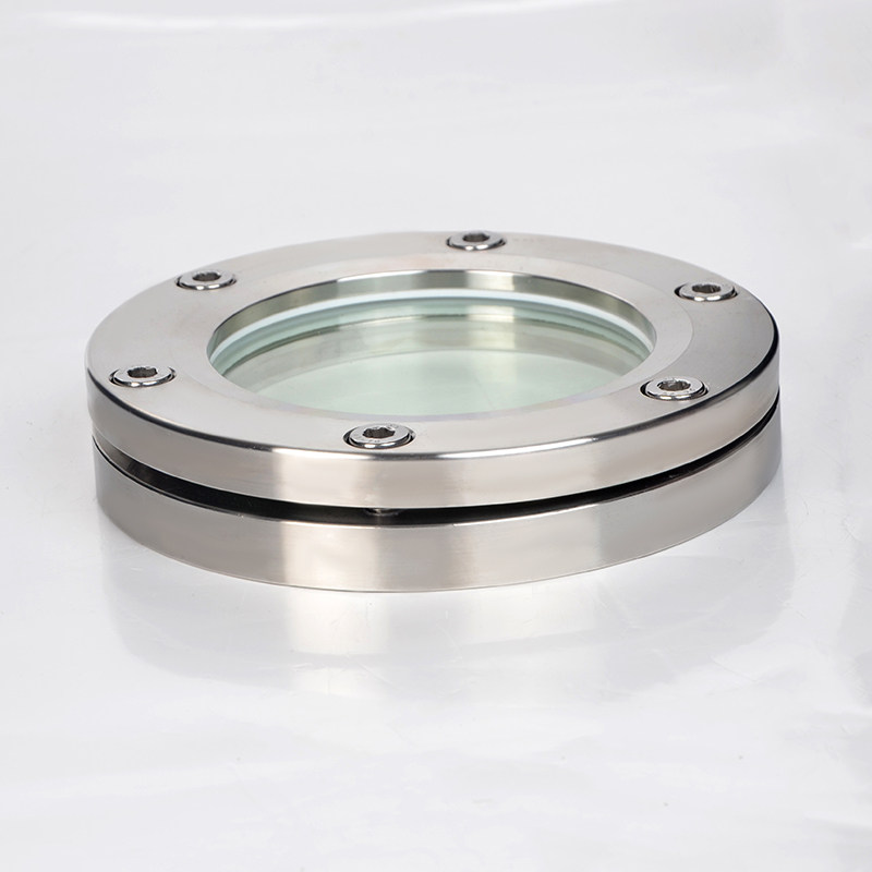 304/316l不锈钢法兰视镜 玻璃视窗 视盅 卫生级管道观察口 观察孔