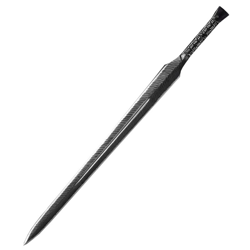 龙泉市古今刀剑一体剑纯手工锻打扭转纹唐横刀刀剑