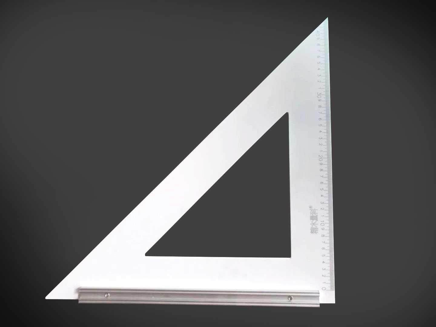 木工工具高精度三角尺90度大号加厚电木木板直角尺角尺