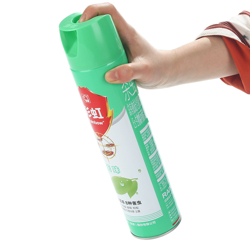 彩虹杀虫气雾剂无味家用灭蚊蟑螂室内苍蝇跳蚤杀虫剂卫生农药