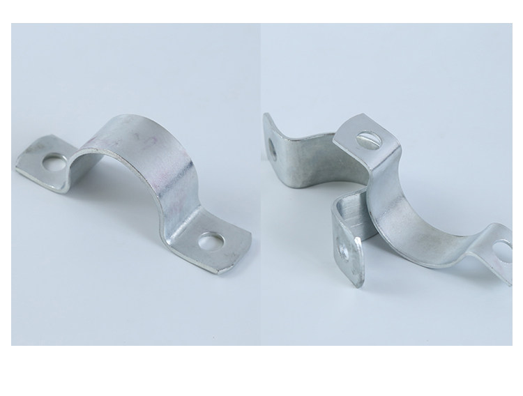 镀锌双面双层抱箍小片交通交通标志标志牌专用管夹管夹