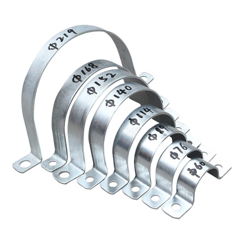 镀锌双面双层抱箍小片交通交通标志标志牌专用管夹管夹