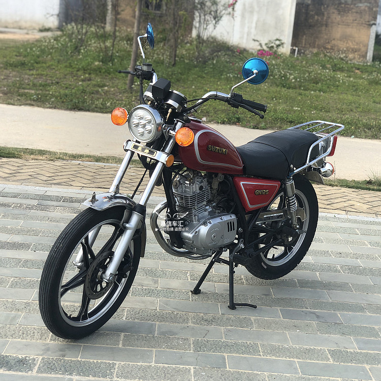 二手进口铃木太子gn125cc跨骑车摩托车整车四冲程骑士车男装燃油