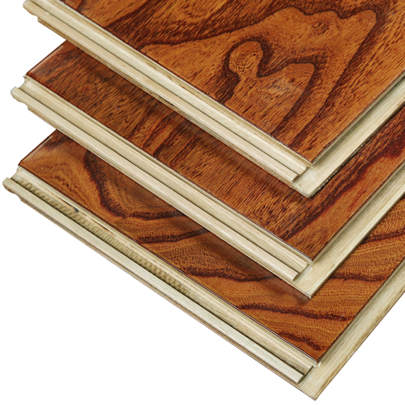 橡木多层实木复合木地板15mm家用地暖锁扣防水环保e0原木厂家直销