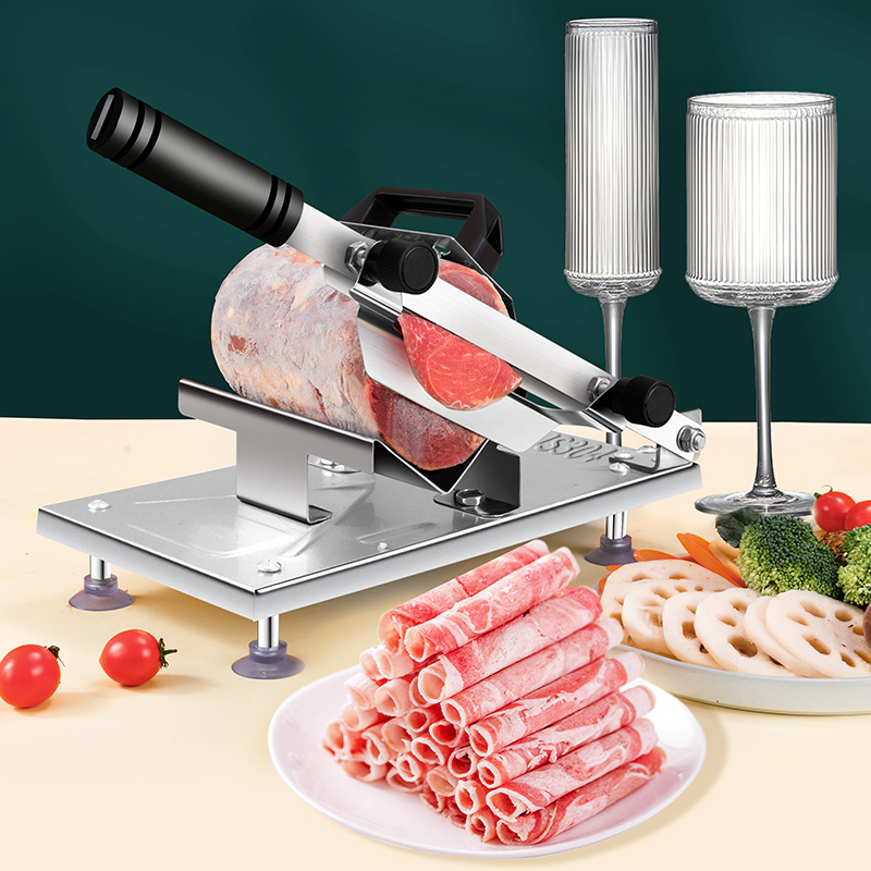 切肉片机家用羊肉卷切片机切肉机肥牛冻肉刨肉机火锅菜切薄片神器