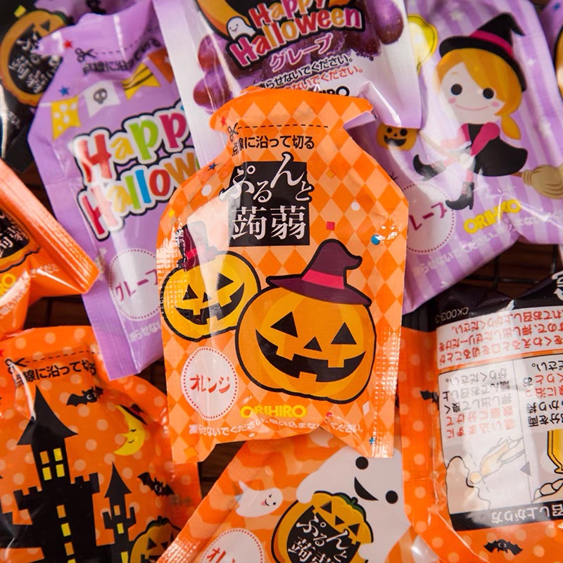 日本进口圣诞零食orihiro立喜乐蒟蒻果冻低卡可吸果冻