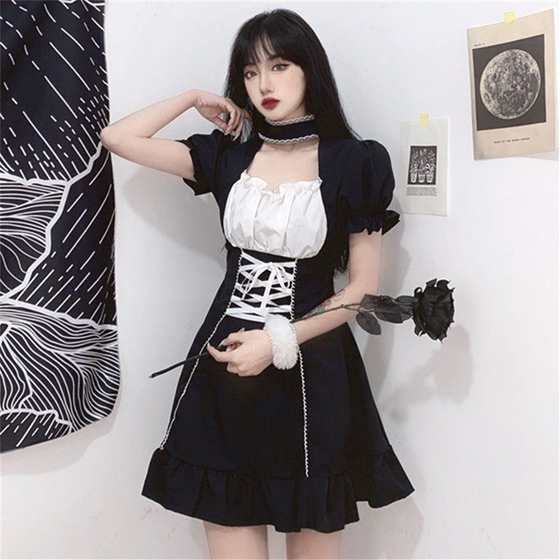 大码180cm伪娘衣服男用初学者反串女装大佬cos连衣裙