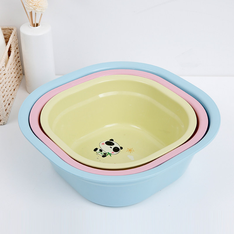 婴儿洗脸盆4个装新生儿用品洗屁屁股塑料pp盆儿童家用宝宝小盆子