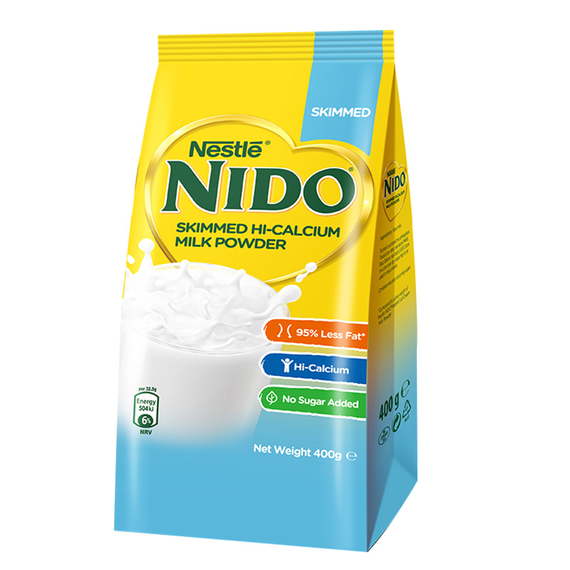 临期低价，雀巢 NIDO 脱脂高钙奶粉 400g 送陶瓷杯