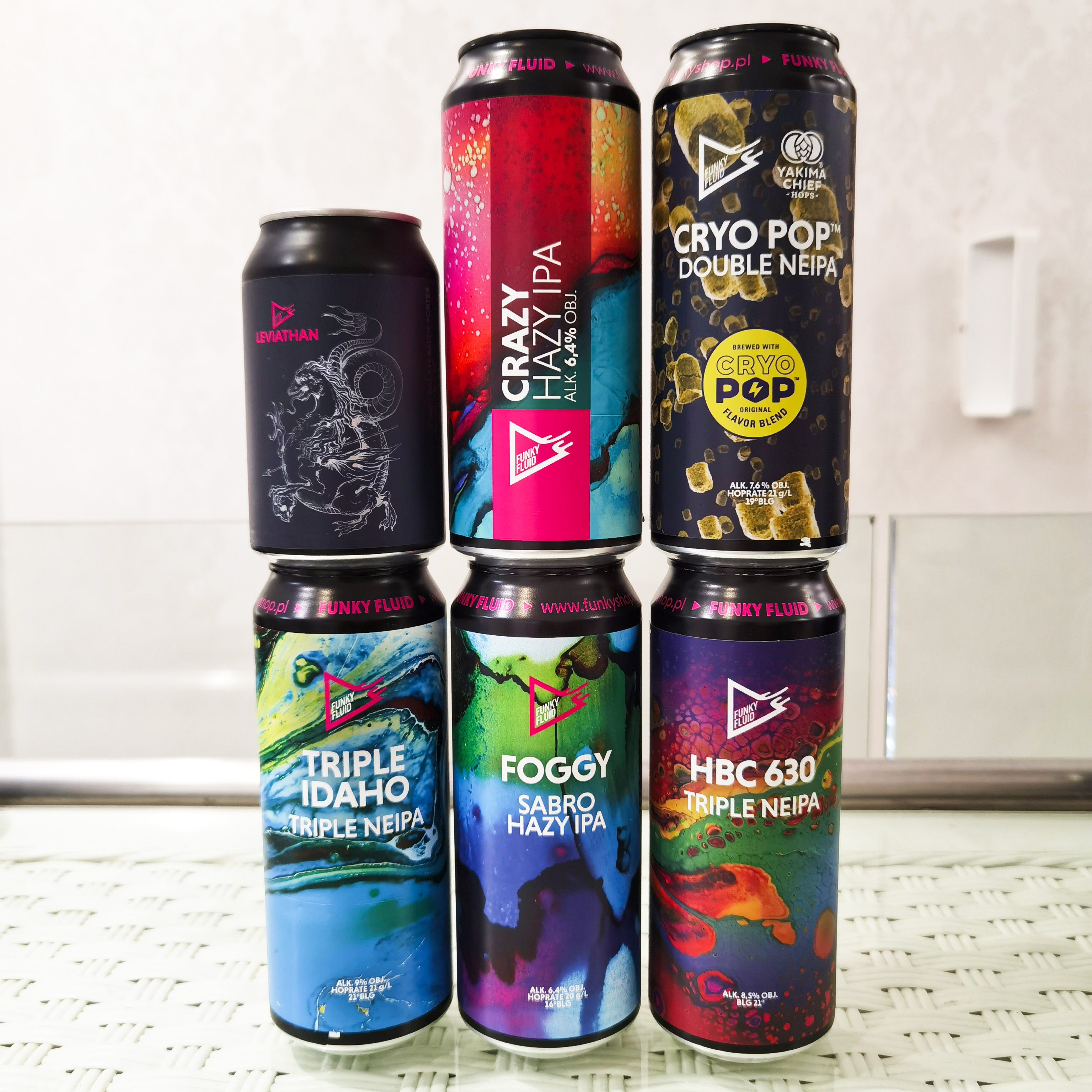 funky双倍倍云啤酒果味芒果流体新品放克精酿啤酒