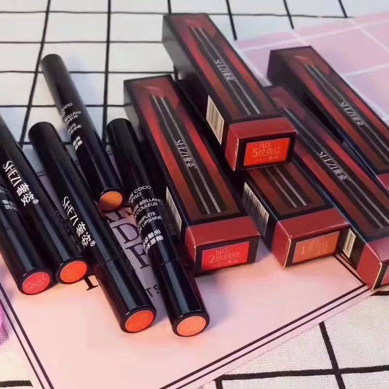 奢姿中国2019年固体唇釉口红防水不易晕染滋润唇彩