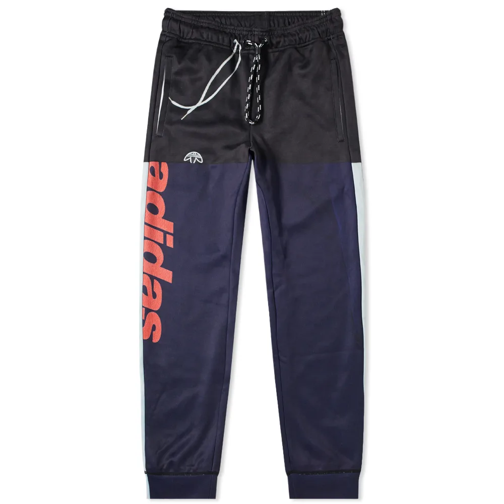 现货adidasbyalexanderwang亚历山大王联名拼接纽扣运动长裤