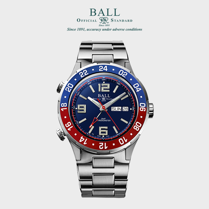 波尔表(BALL)极速勇士系列-海洋GMT DG3030B-SCJ-BE 蓝色表盘40mm