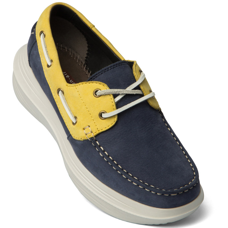 kybun康步鞋复古气垫软底休闲鞋女士 反绒皮厚底英伦皮鞋kfw30008