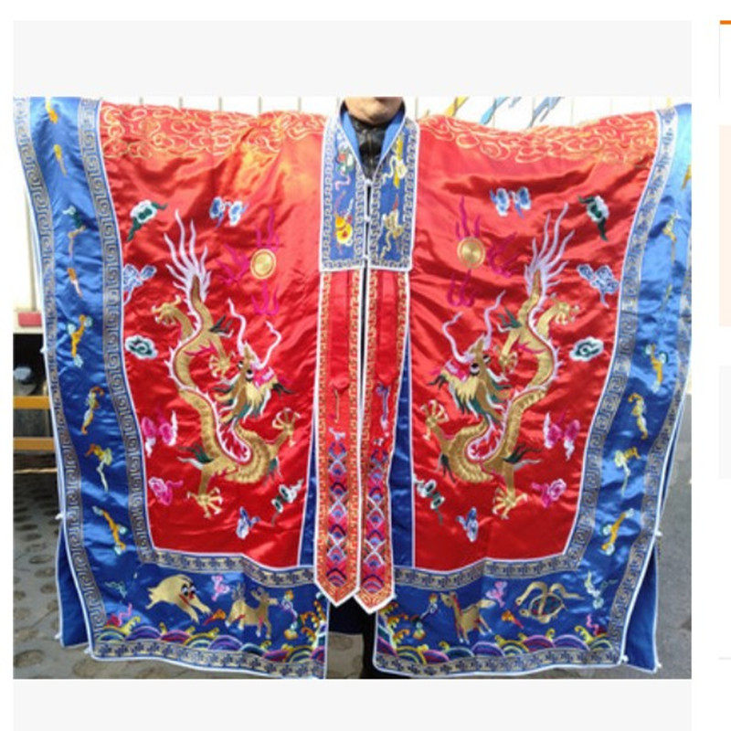 道教大法师道袍道士高功道长法衣精工刺绣金线民族服装