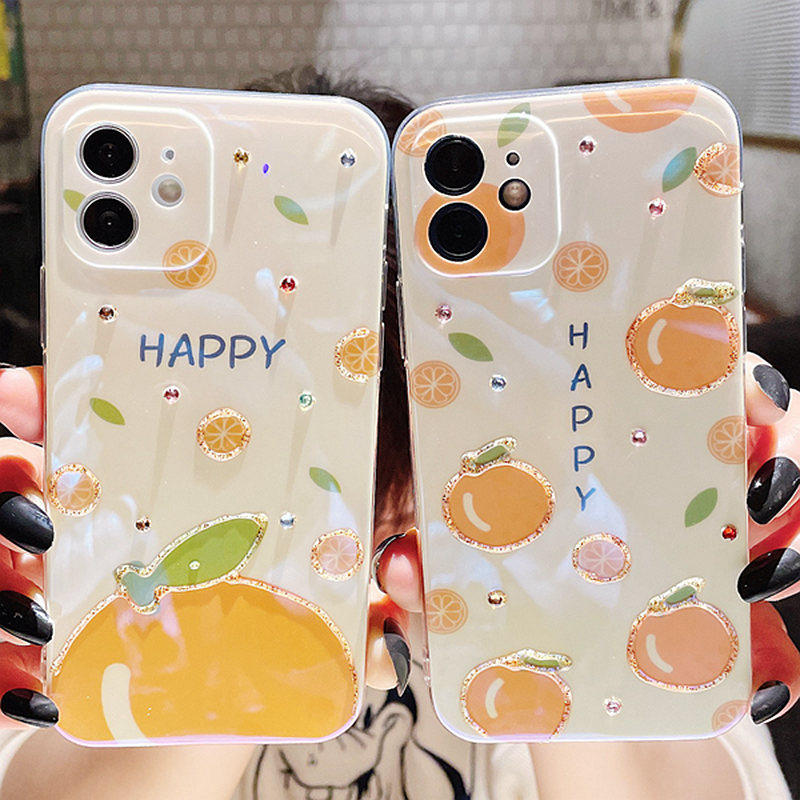 日系橘子适用苹果12手机壳iphone11promax创意7plus手机保护套