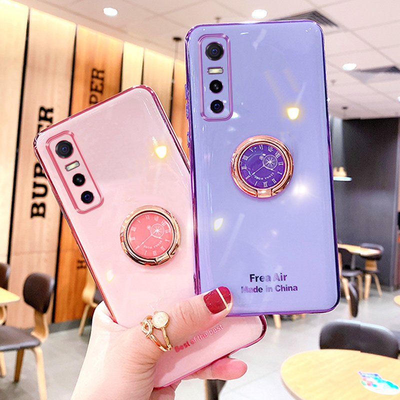 vivos7e手机壳vivos7保护硅胶套vivo s7全包镜头s7e活力版防摔电镀软