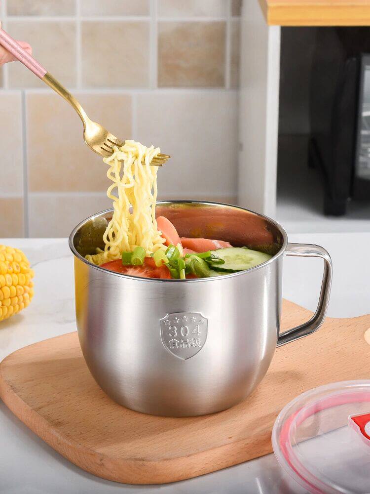 食品品级不锈钢快餐餐杯加深菜格碗学生上班族员工饭盒