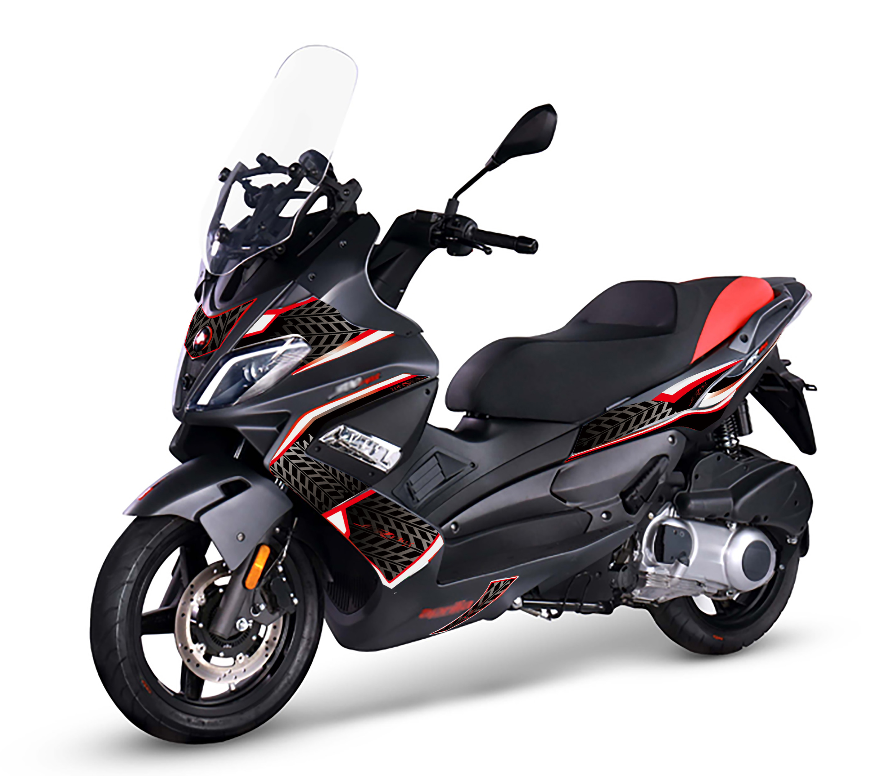 kodaskin阿普利亚srmax250300改装个性创意车身贴防水防晒贴纸