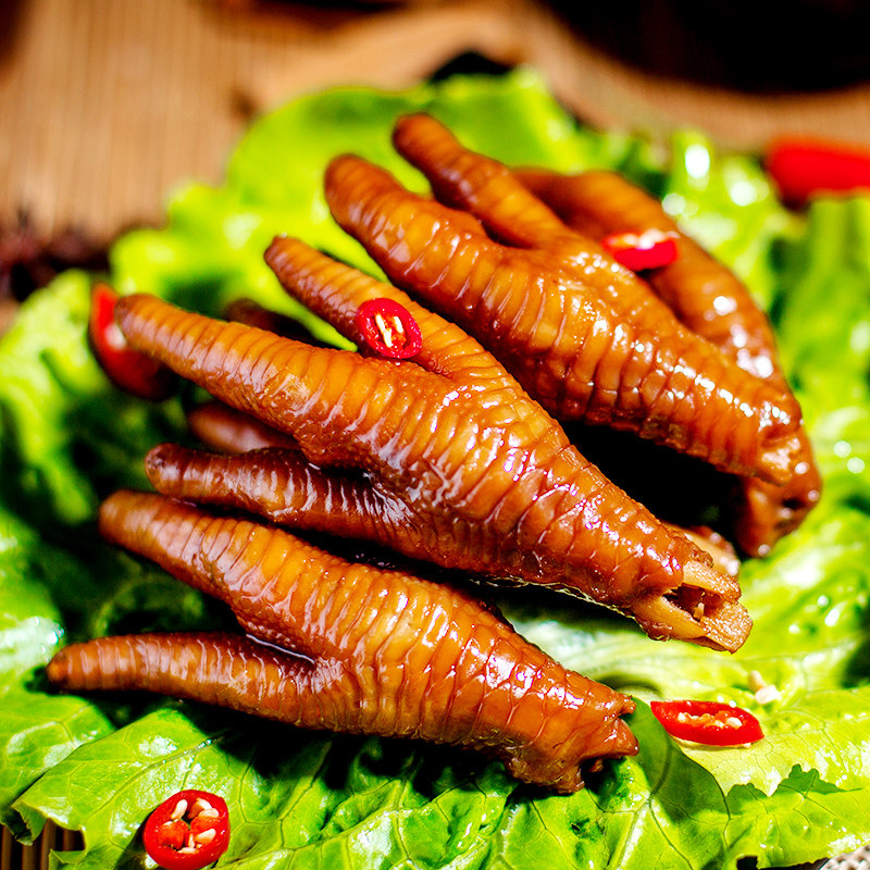 正一品凤爪鸡脚鸡爪五香酱香麻辣辣味广式鸡肉鸡肉零食