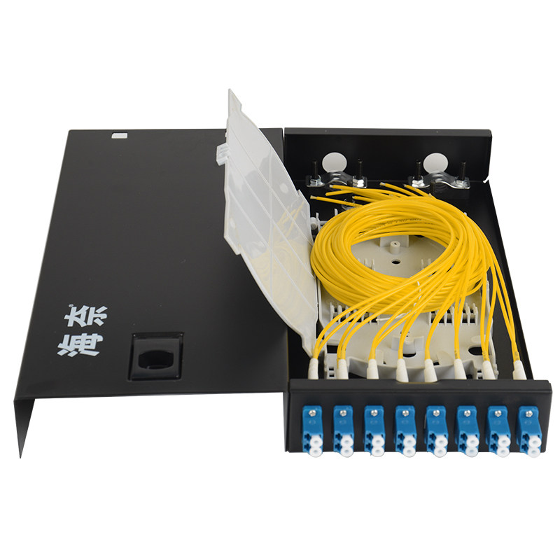 桌面光纤满配尾纤光缆接线盒om3万兆多模终端光纤终端盒