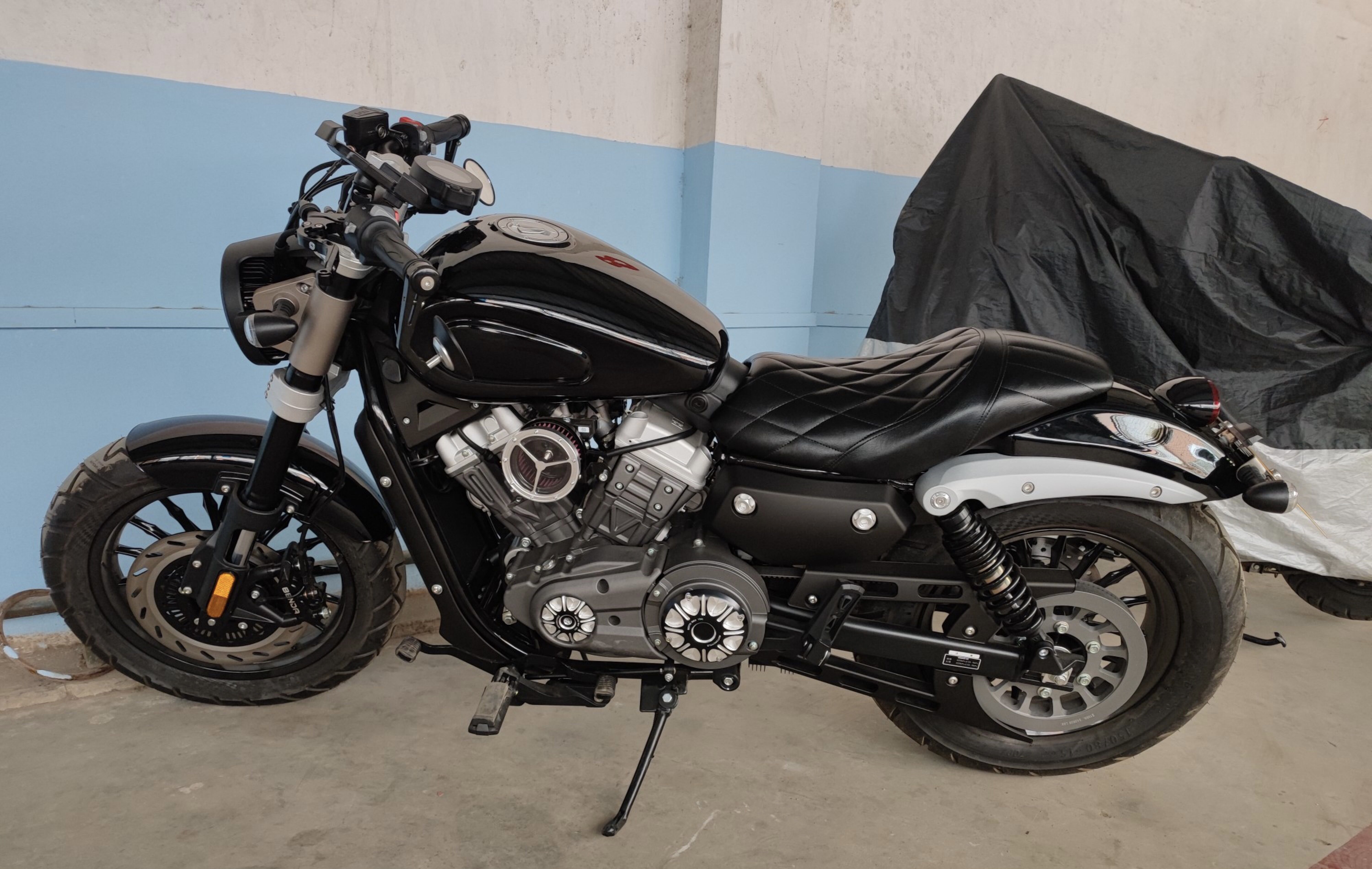 装饰改装电包金吉拉bd300左侧空滤无损安装盖帽配饰