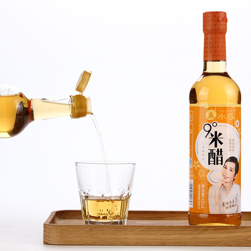 山西水塔9度米醋浸蛋醋蛋液泡蛋醋420ml3瓶醋