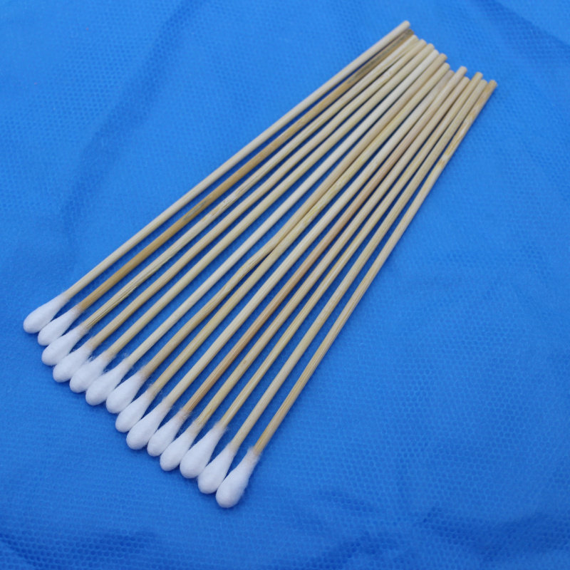 20袋!医用无菌长棉签15cm 一次性灭菌棉棒妇科用小头长杆棉花棒