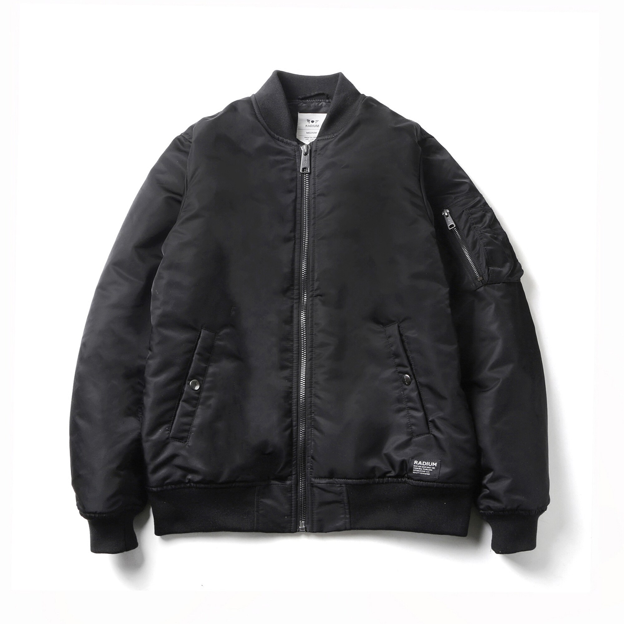 radium秋冬外套保暖加厚飞行员夹克男新雪丽棉衣空军ma-1飞行夹克