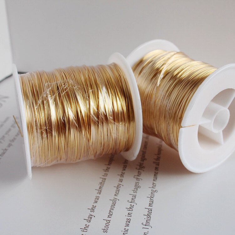 绕线保色铜丝丝线半硬造型打底diy手工串珠线