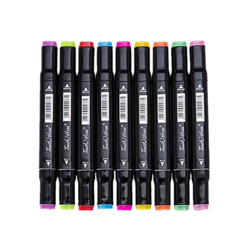 touch three mark马克笔套装学生动漫彩色手绘绘画油性笔30-80色