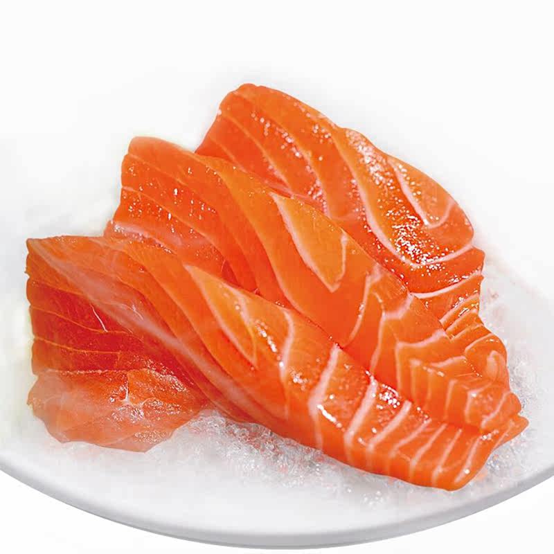 三文鱼500g 渝渝海鲜 新鲜挪威三纹鱼冰鲜中段刺身拼盘即食生鱼片