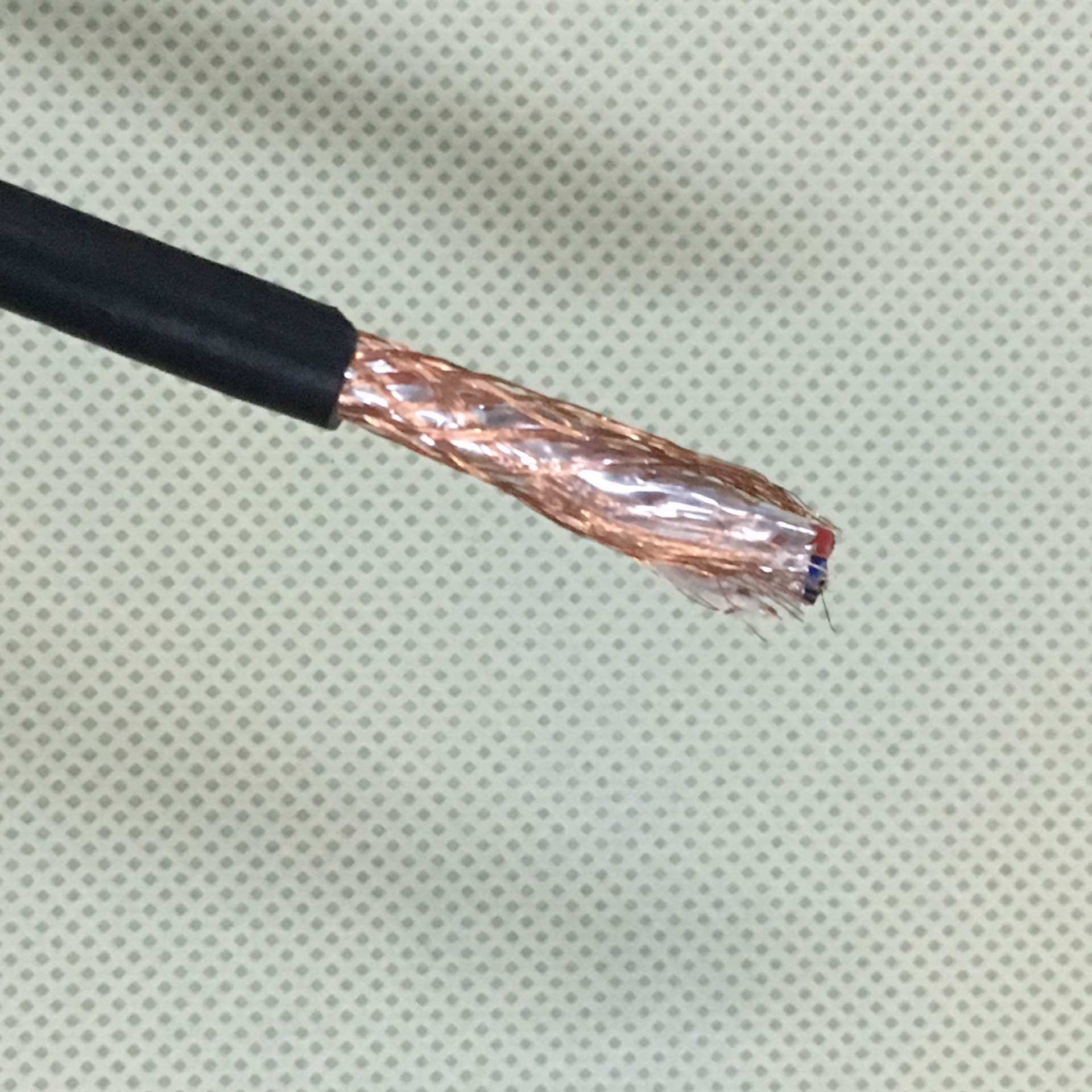单芯屏蔽rvvp10751平方信号线控制电缆缆线国标护套线
