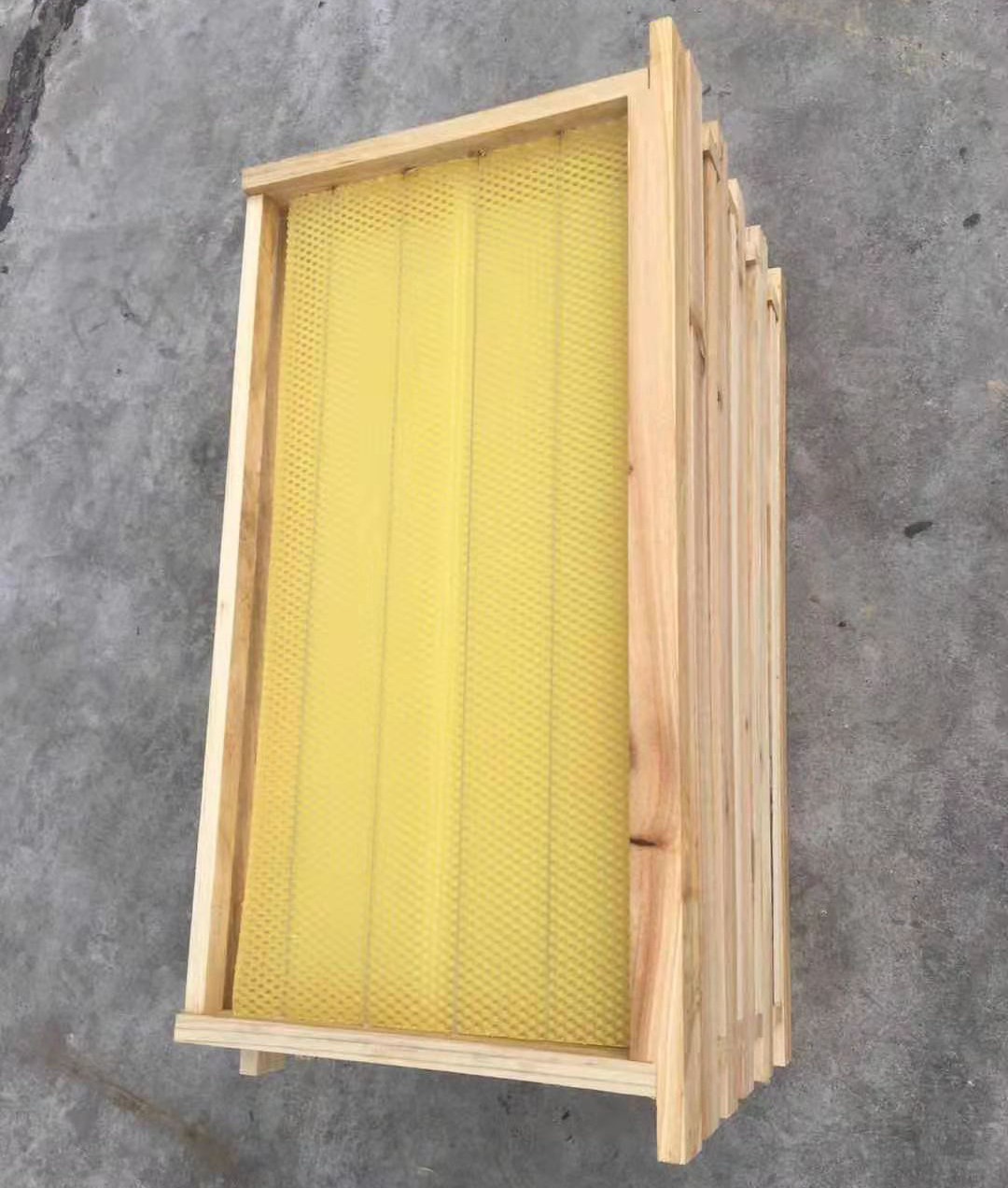 蜜生元蜂业成品巢框巢础杉木巢框养蜂工具蜜蜂箱的巢框带巢础
