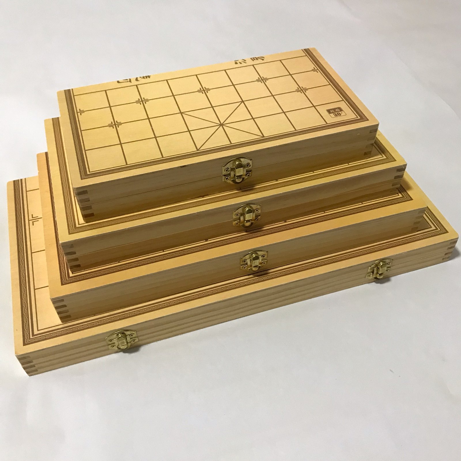 黑龙榉木中国象棋实木折叠棋盘套装木质木连盘便携式家用成人儿童