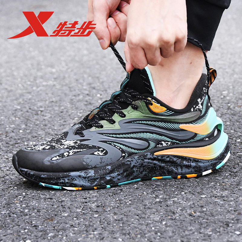 风火25代特步男鞋跑步2022春秋秋季烽火运动鞋跑步鞋