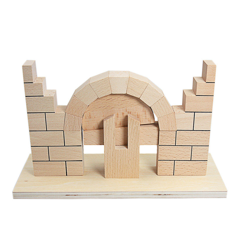 蒙氏教具木制罗马儿童早教益智积木36岁幼儿早教教具