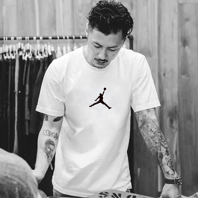 余文乐2022夏装t恤短袖男潮牌潮流学生宽松重磅纯棉圆领半袖体恤